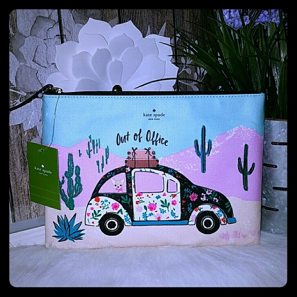 kate spade Handbags - Kate spade out of the office gia cactus pouch